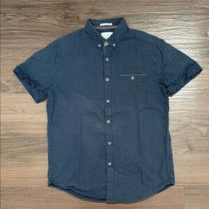 Men's Classic Navy Button-Down Shirt